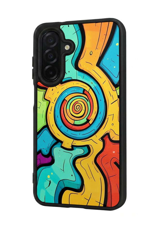 Samsung Galaxy A36 Uyumlu Abstract Tasarımlı Glossy Premium Kılıf