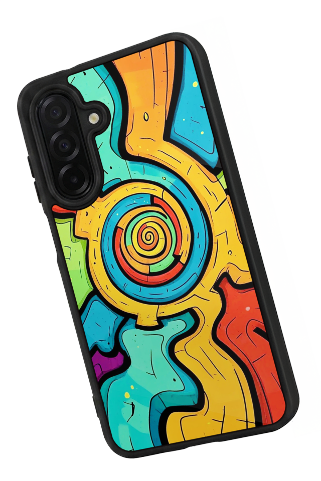 Samsung Galaxy A36 Uyumlu Abstract Tasarımlı Glossy Premium Kılıf
