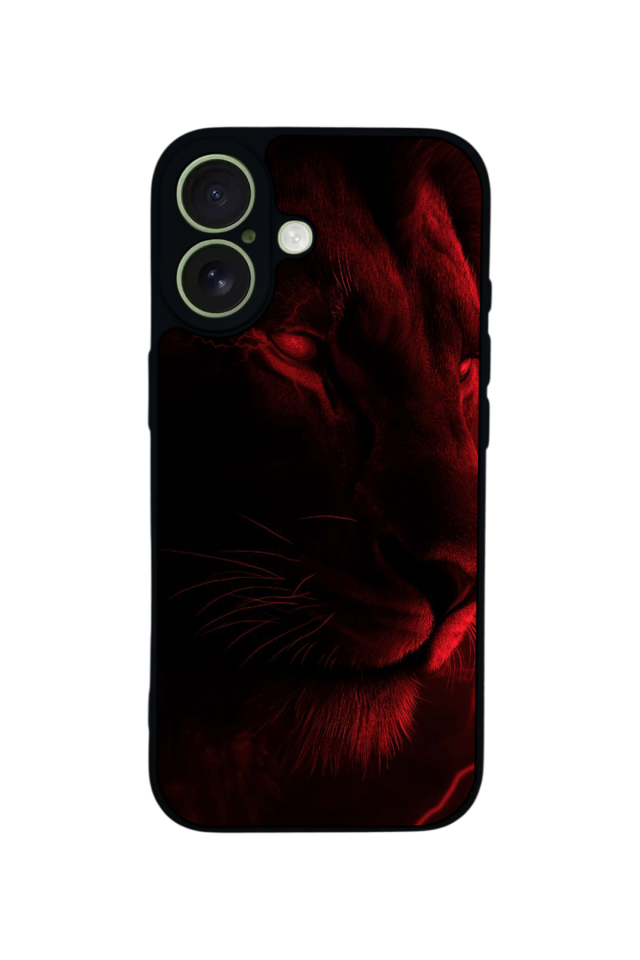 iPhone 17 Uyumlu Aslan Tasarımlı Glossy Premium Kılıf