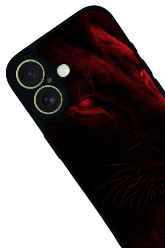 iPhone 17 Uyumlu Aslan Tasarımlı Glossy Premium Kılıf