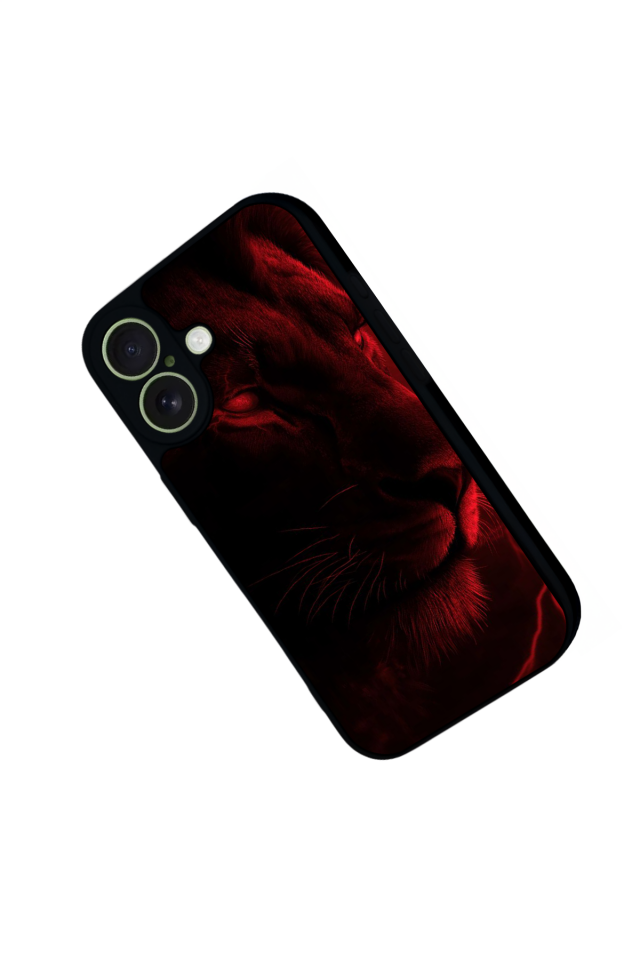 iPhone 17 Uyumlu Aslan Tasarımlı Glossy Premium Kılıf