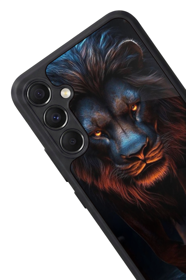 Samsung Galaxy A34 Uyumlu Aslan Tasarımlı Glossy Premium Kılıf