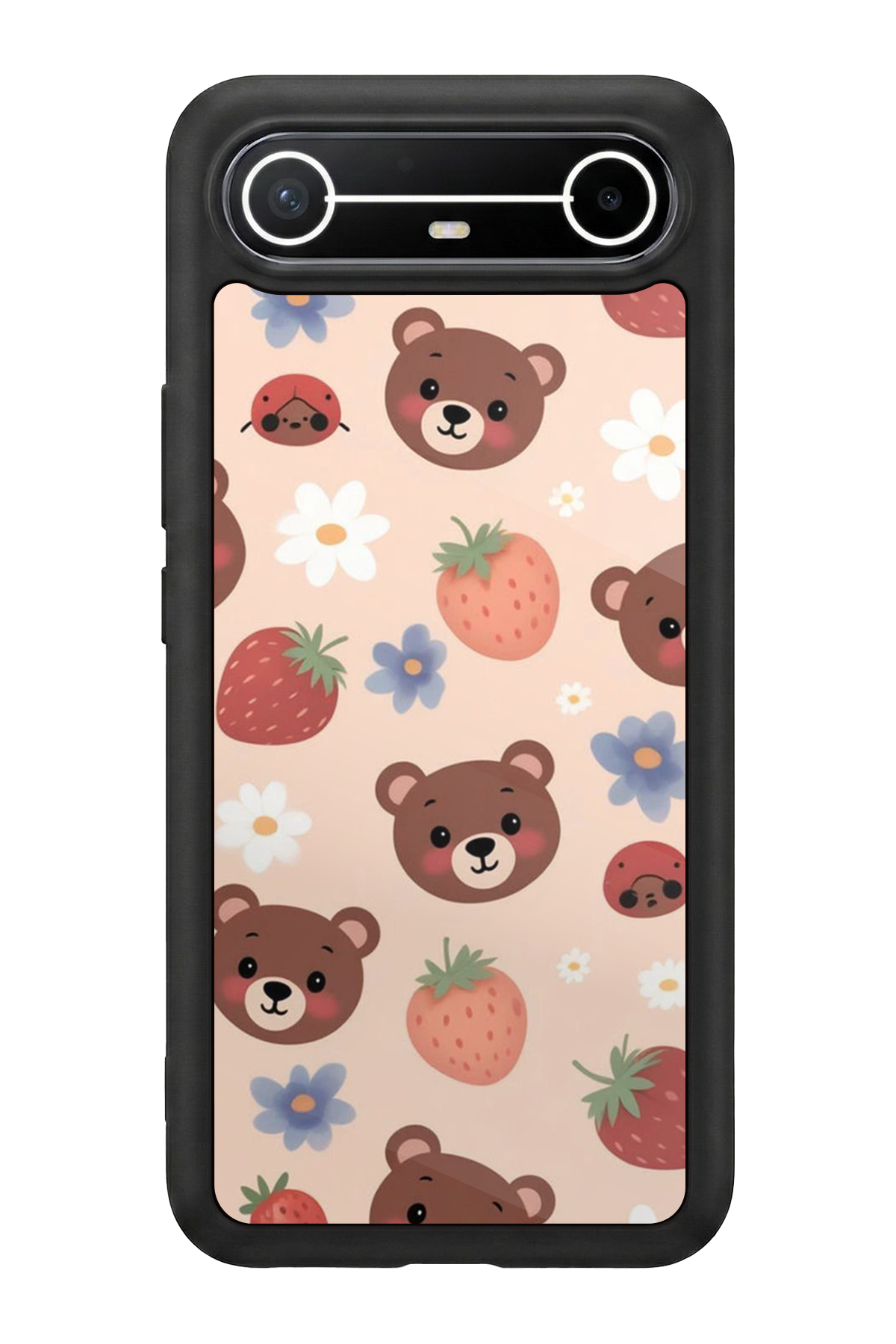 Tecno Spark Slim 5G Uyumlu Ayı Tasarımlı Glossy Premium Kılıf