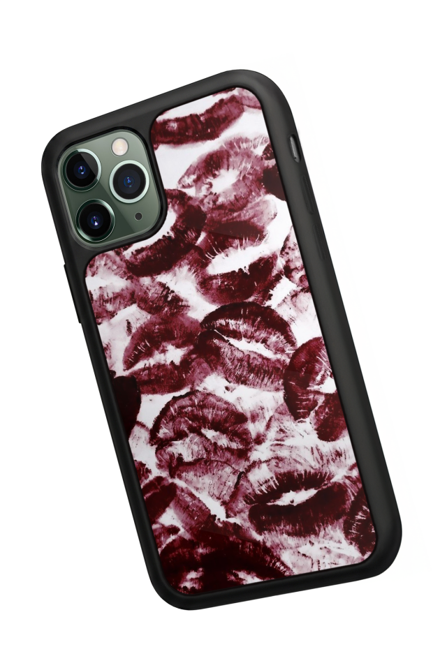 iPhone 11 Pro Max Uyumlu Dudak Tasarımlı Glossy Premium Kılıf