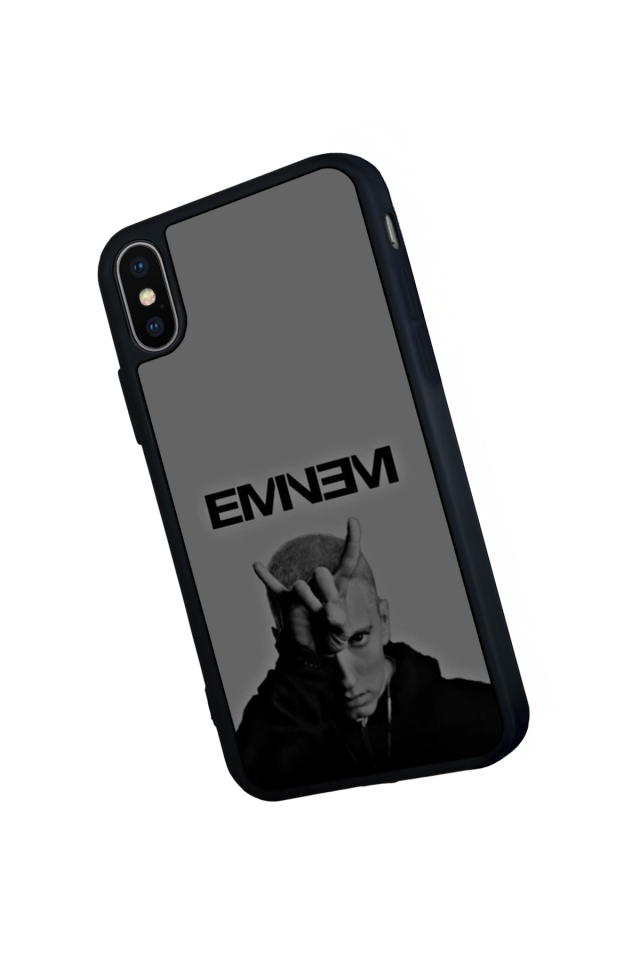 iPhone XS Max Uyumlu Eminem Tasarımlı Glossy Premium Kılıf