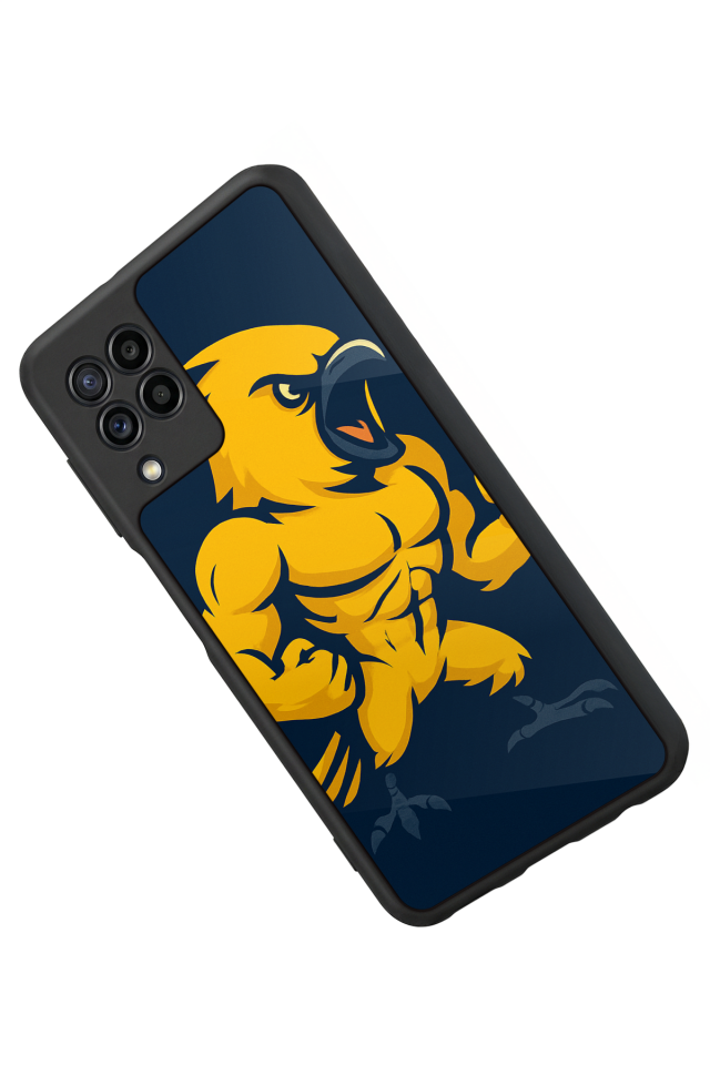 Samsung Galaxy M32 Uyumlu Fenerbahce Tasarımlı Glossy Premium Kılıf