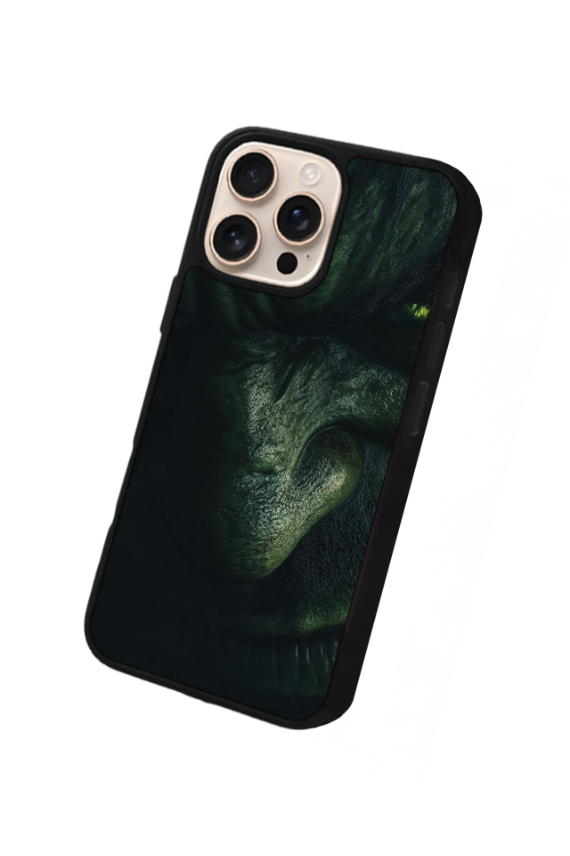 iPhone 16 Pro Uyumlu Hulk Tasarımlı Glossy Premium Kılıf