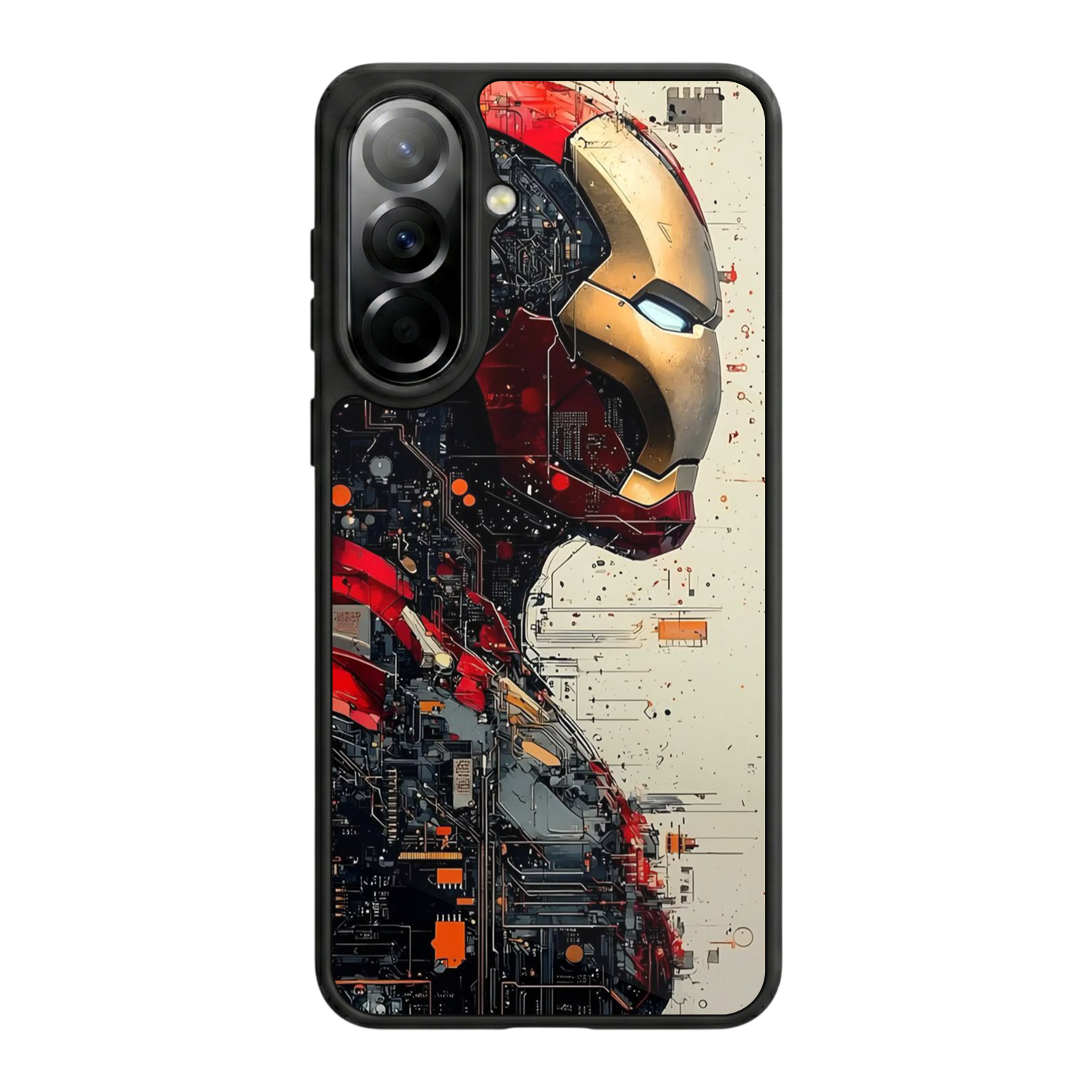 Samsung Galaxy A57 Uyumlu  Iron Man ( Demir Adam ) Tasarımlı Glossy Premium Kılıf
