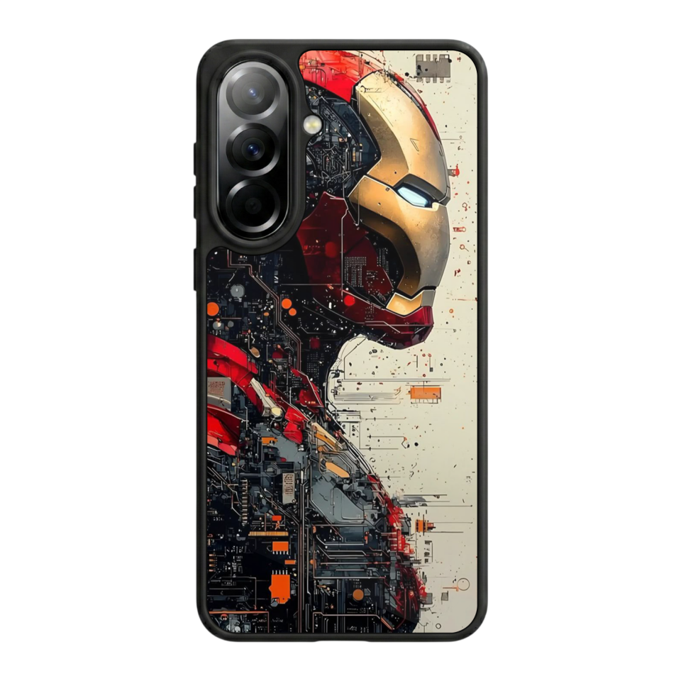 Samsung Galaxy A57 Uyumlu  Iron Man ( Demir Adam ) Tasarımlı Glossy Premium Kılıf