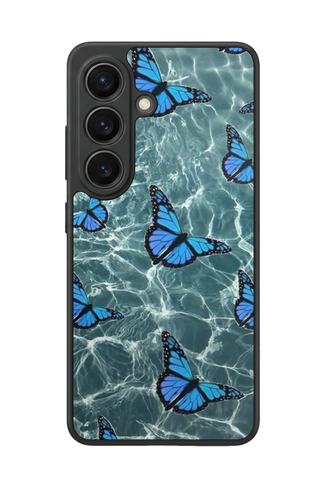 Samsung Galaxy S26 Uyumlu Kelebek Tasarımlı Glossy Premium Kılıf