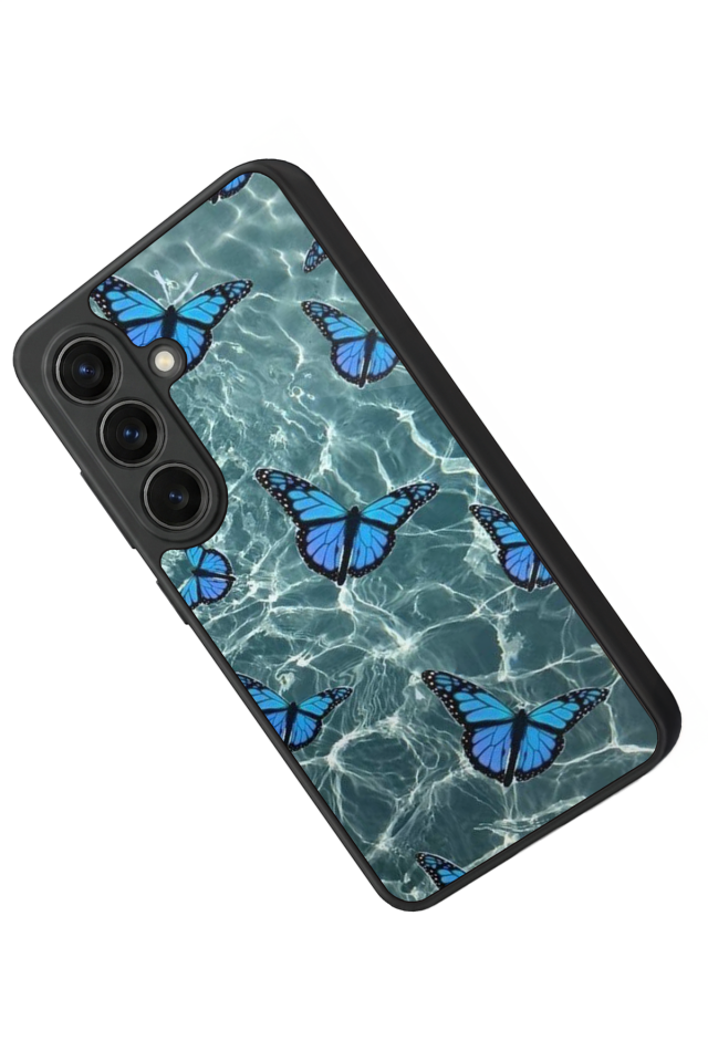 Samsung Galaxy S26 Uyumlu Kelebek Tasarımlı Glossy Premium Kılıf