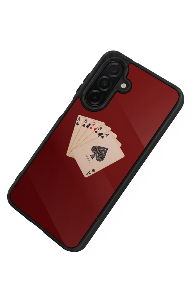 Samsung Galaxy A26 Uyumlu Kirmizi Tasarımlı Glossy Premium Kılıf