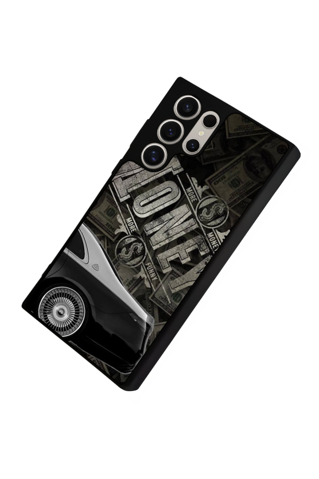 Samsung Galaxy S23 Ultra Uyumlu Money Para Tasarımlı Glossy Premium Kılıf