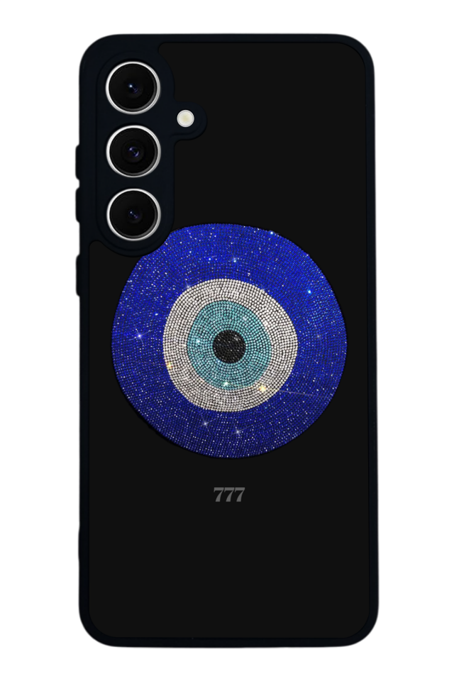 Samsung Galaxy S24 FE Uyumlu Nazar Tasarımlı Glossy Premium Kılıf