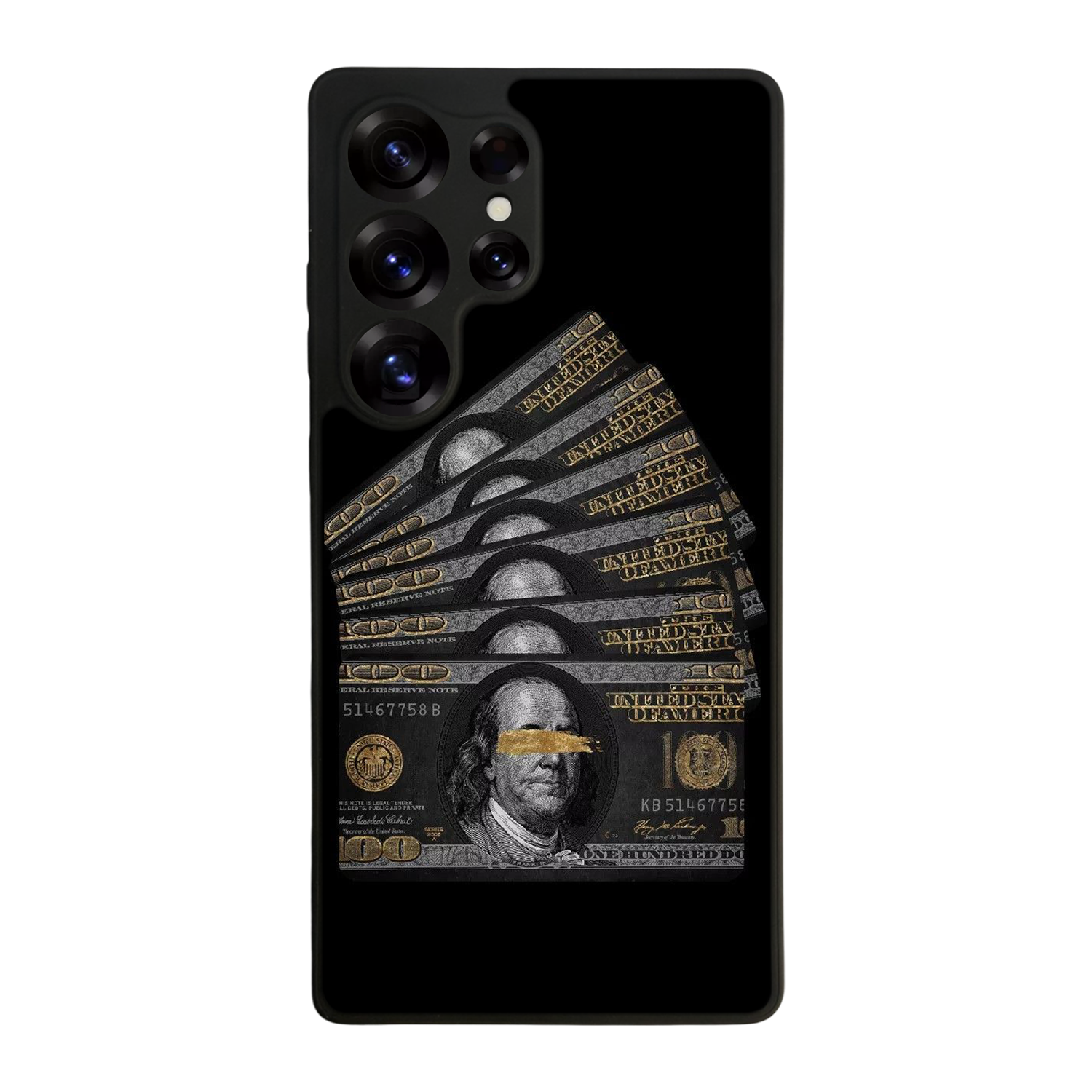 Samsung Galaxy S25 Ultra Uyumlu Para Tasarımlı Glossy Premium Kılıf