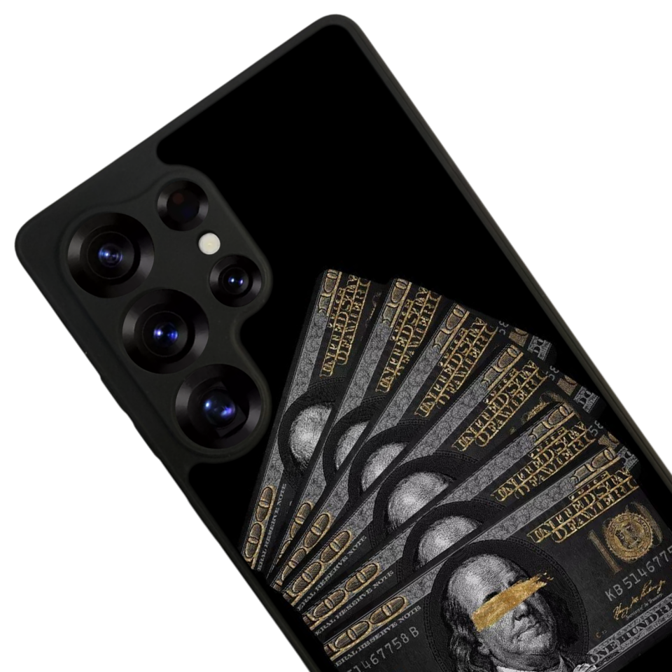 Samsung Galaxy S25 Ultra Uyumlu Para Tasarımlı Glossy Premium Kılıf