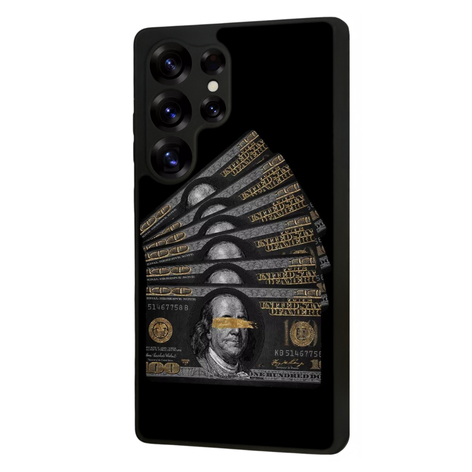 Samsung Galaxy S25 Ultra Uyumlu Para Tasarımlı Glossy Premium Kılıf