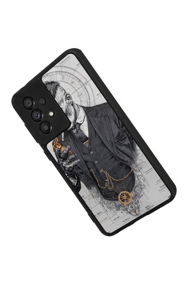 Samsung Galaxy A73 Uyumlu Peaky Blinders Tasarımlı Glossy Premium Kılıf