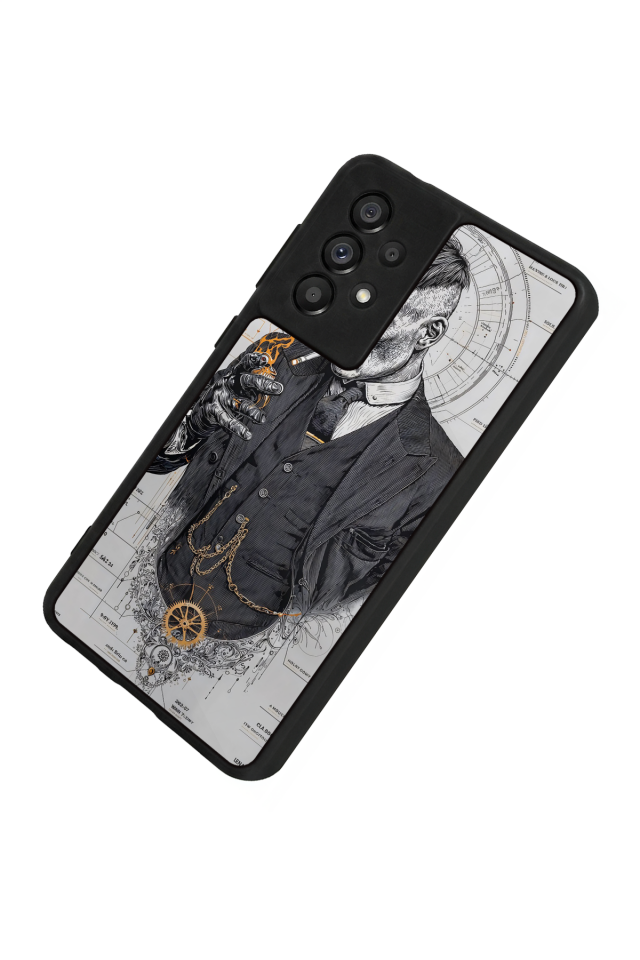 Samsung Galaxy A73 Uyumlu Peaky Blinders Tasarımlı Glossy Premium Kılıf