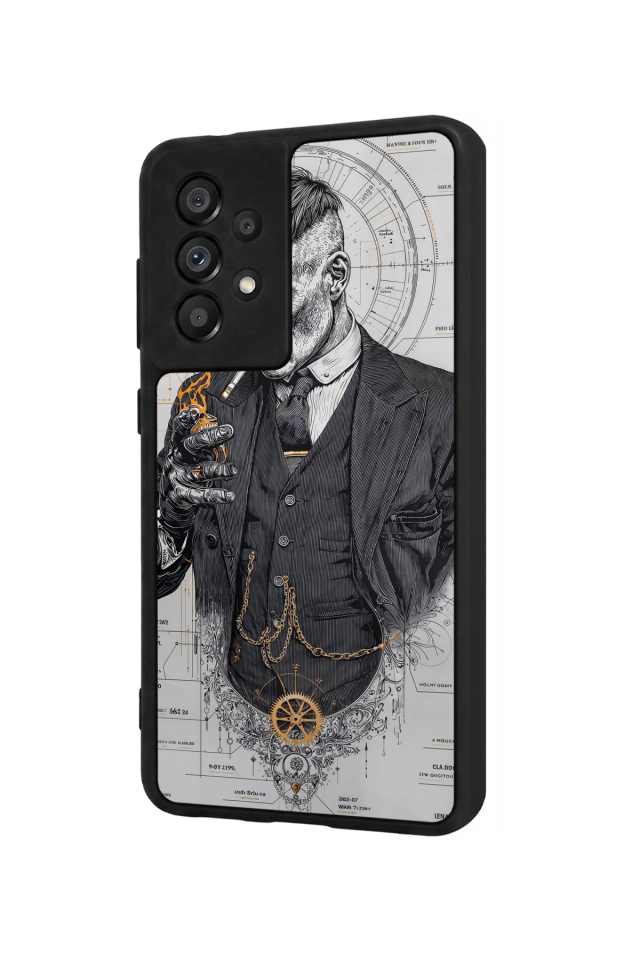 Samsung Galaxy A73 Uyumlu Peaky Blinders Tasarımlı Glossy Premium Kılıf