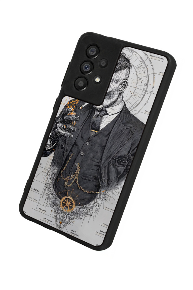 Samsung Galaxy A73 Uyumlu Peaky Blinders Tasarımlı Glossy Premium Kılıf