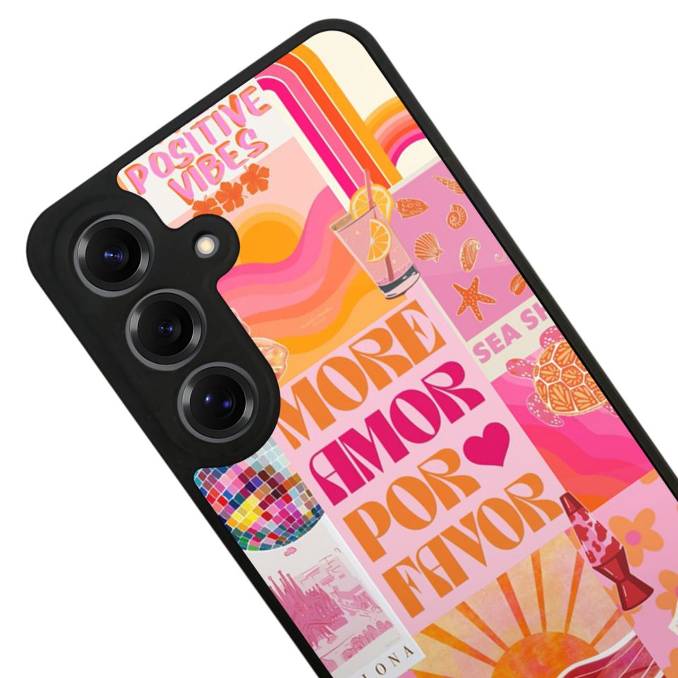 Samsung Galaxy S25 Uyumlu Poster Tasarımlı Glossy Premium Kılıf