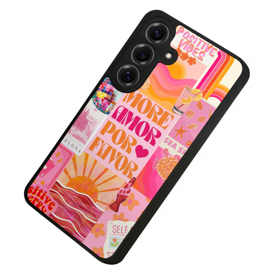 Samsung Galaxy S25 Uyumlu Poster Tasarımlı Glossy Premium Kılıf
