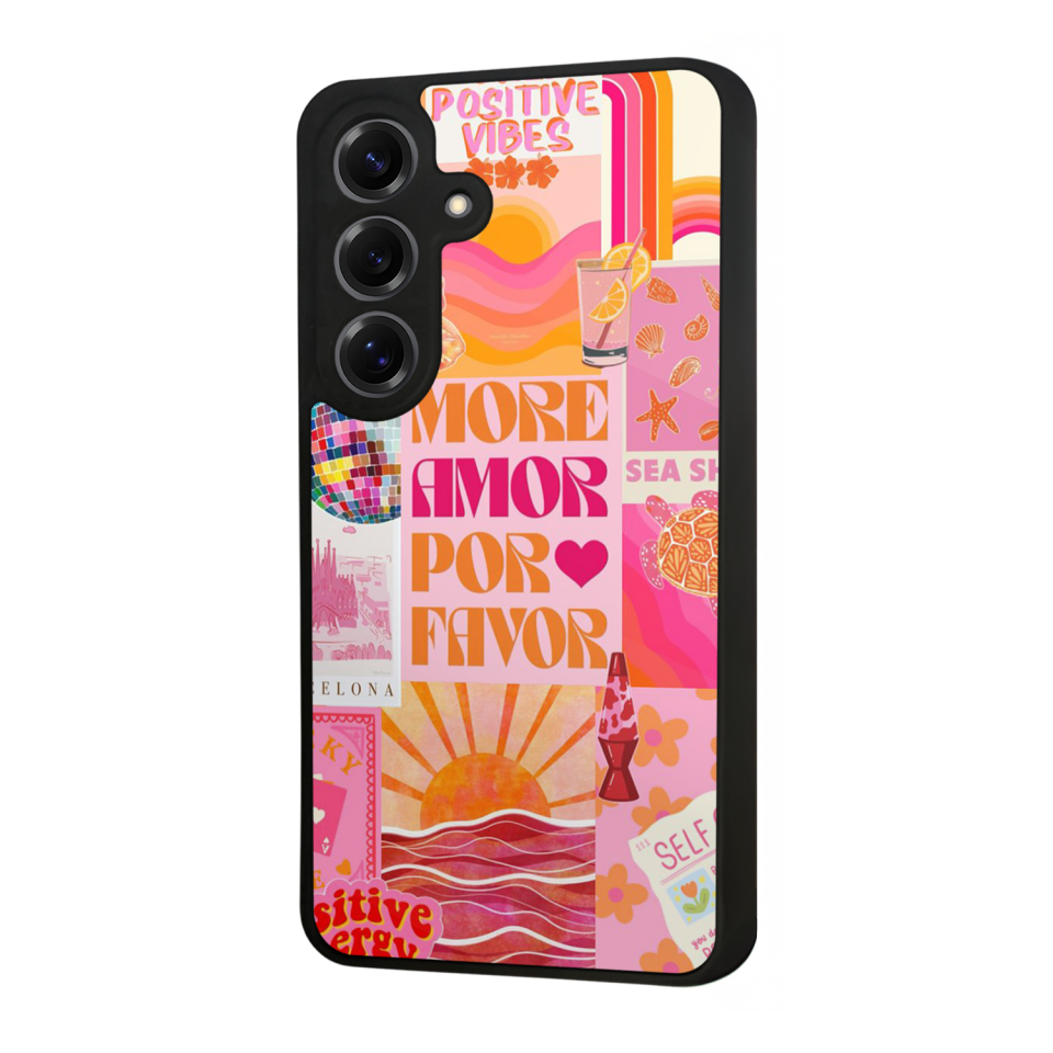 Samsung Galaxy S25 Uyumlu Poster Tasarımlı Glossy Premium Kılıf