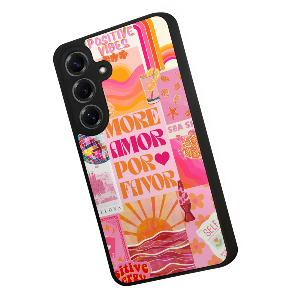 Samsung Galaxy S25 Uyumlu Poster Tasarımlı Glossy Premium Kılıf