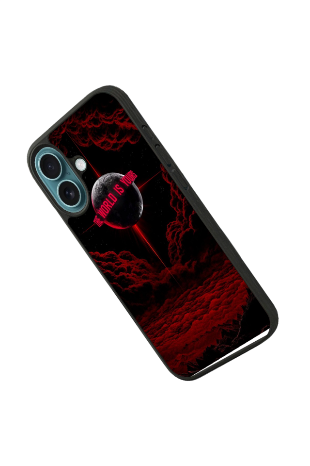 iPhone 16 Uyumlu Scarface Tasarımlı Glossy Premium Kılıf