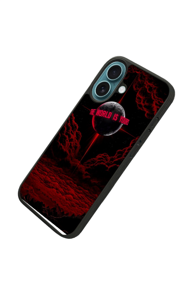 iPhone 16 Uyumlu Scarface Tasarımlı Glossy Premium Kılıf