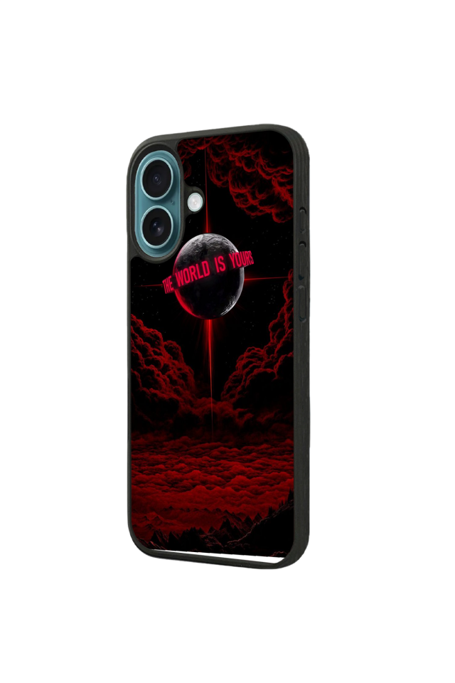 iPhone 16 Uyumlu Scarface Tasarımlı Glossy Premium Kılıf