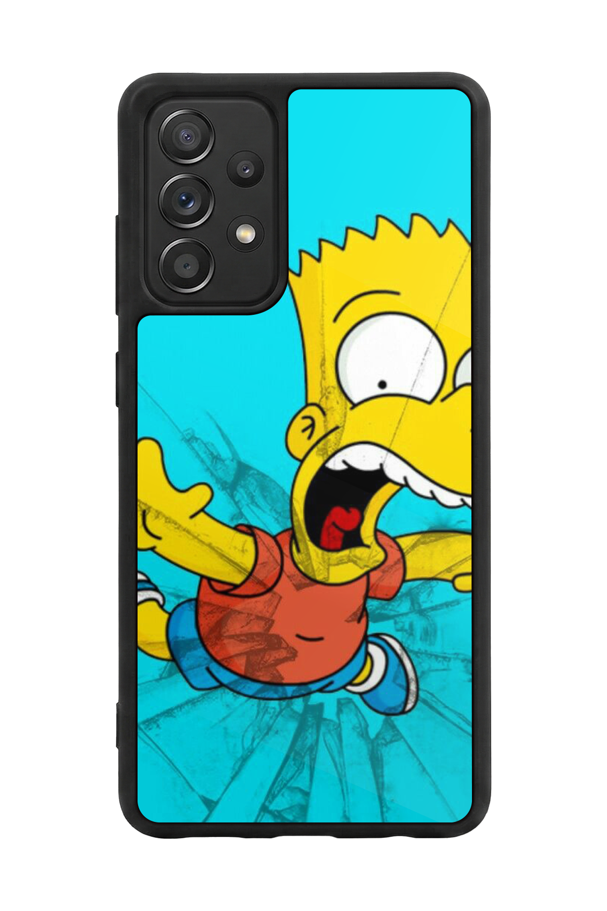 Samsung Galaxy A72 Uyumlu The Simpsons Tasarımlı Glossy Premium Kılıf