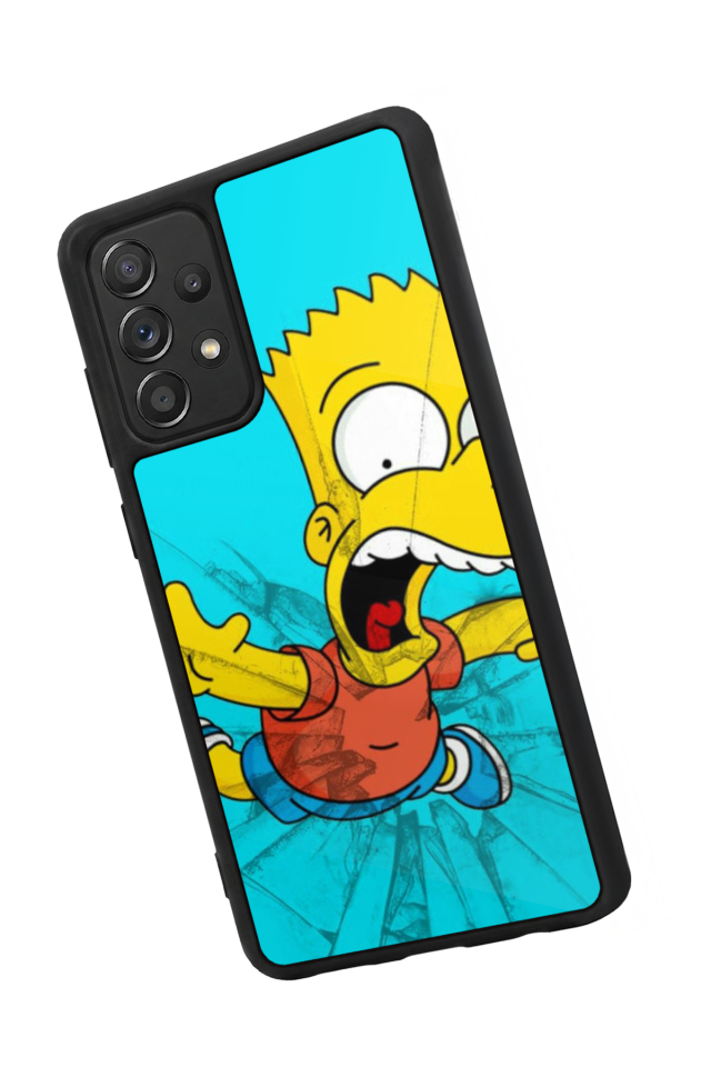 Samsung Galaxy A72 Uyumlu The Simpsons Tasarımlı Glossy Premium Kılıf