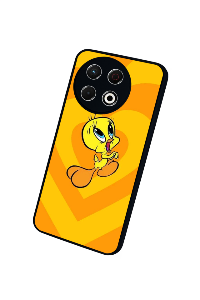 Tecno Spark 30 Pro Uyumlu Tweety Tasarımlı Glossy Premium Kılıf