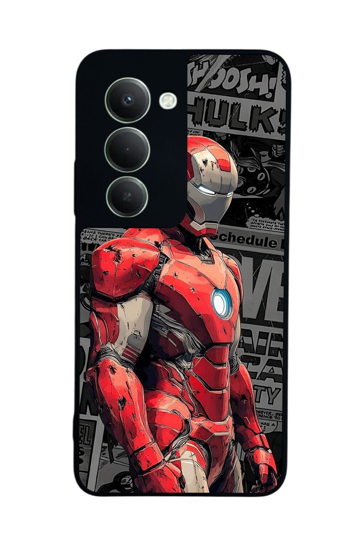 Xiaomi Redmi 15 5G Uyumlu Iron Man ( Demir Adam ) Tasarımlı Glossy Premium Kılıf