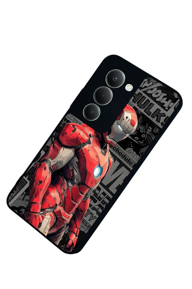 Xiaomi Redmi 15 5G Uyumlu Iron Man ( Demir Adam ) Tasarımlı Glossy Premium Kılıf