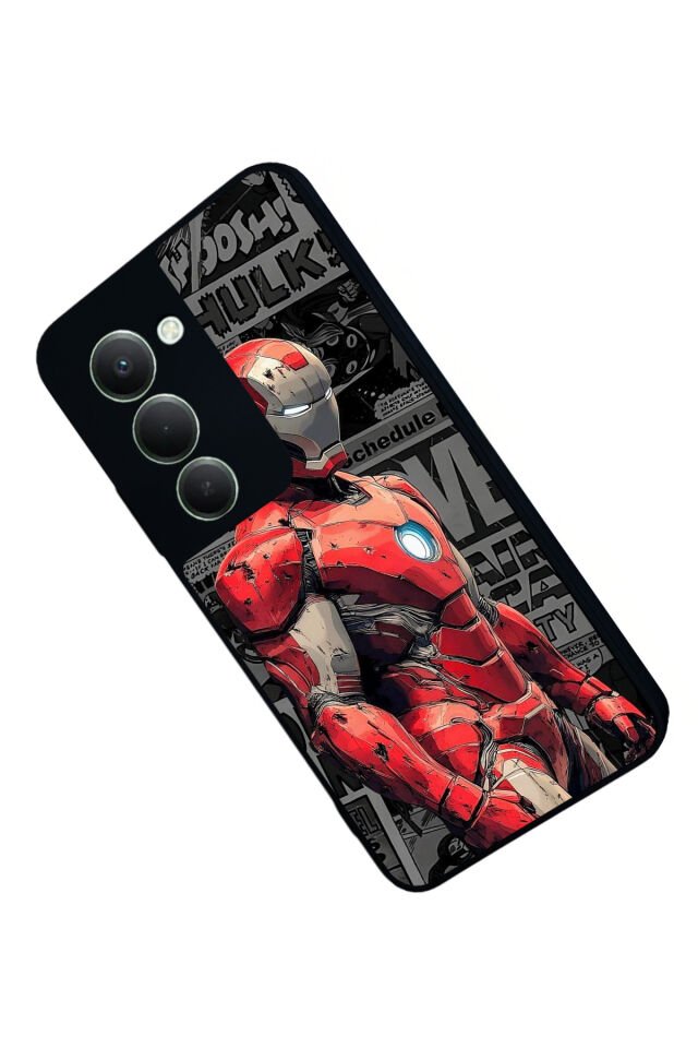Xiaomi Redmi 15 5G Uyumlu Iron Man ( Demir Adam ) Tasarımlı Glossy Premium Kılıf