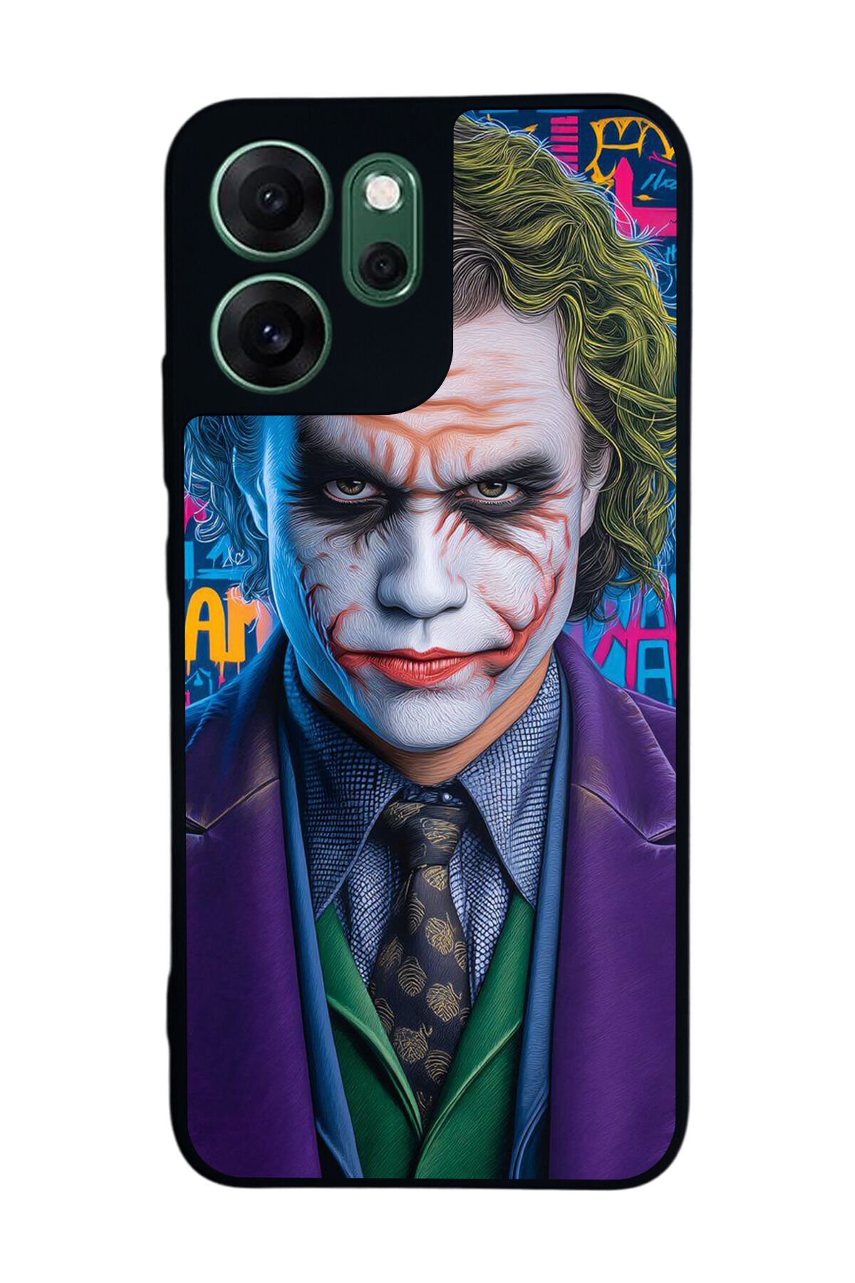 Oppo Reno 14F Uyumlu Joker Tasarımlı Glossy Premium Kılıf