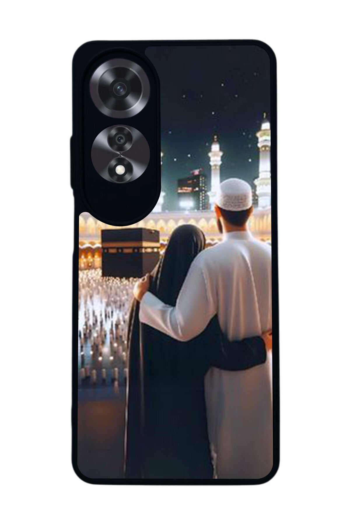 Oppo A60 Mat Siyah uyumlu Kılıf – Yumuşak Silikon, Koruyucu, Şok Emici Kapak