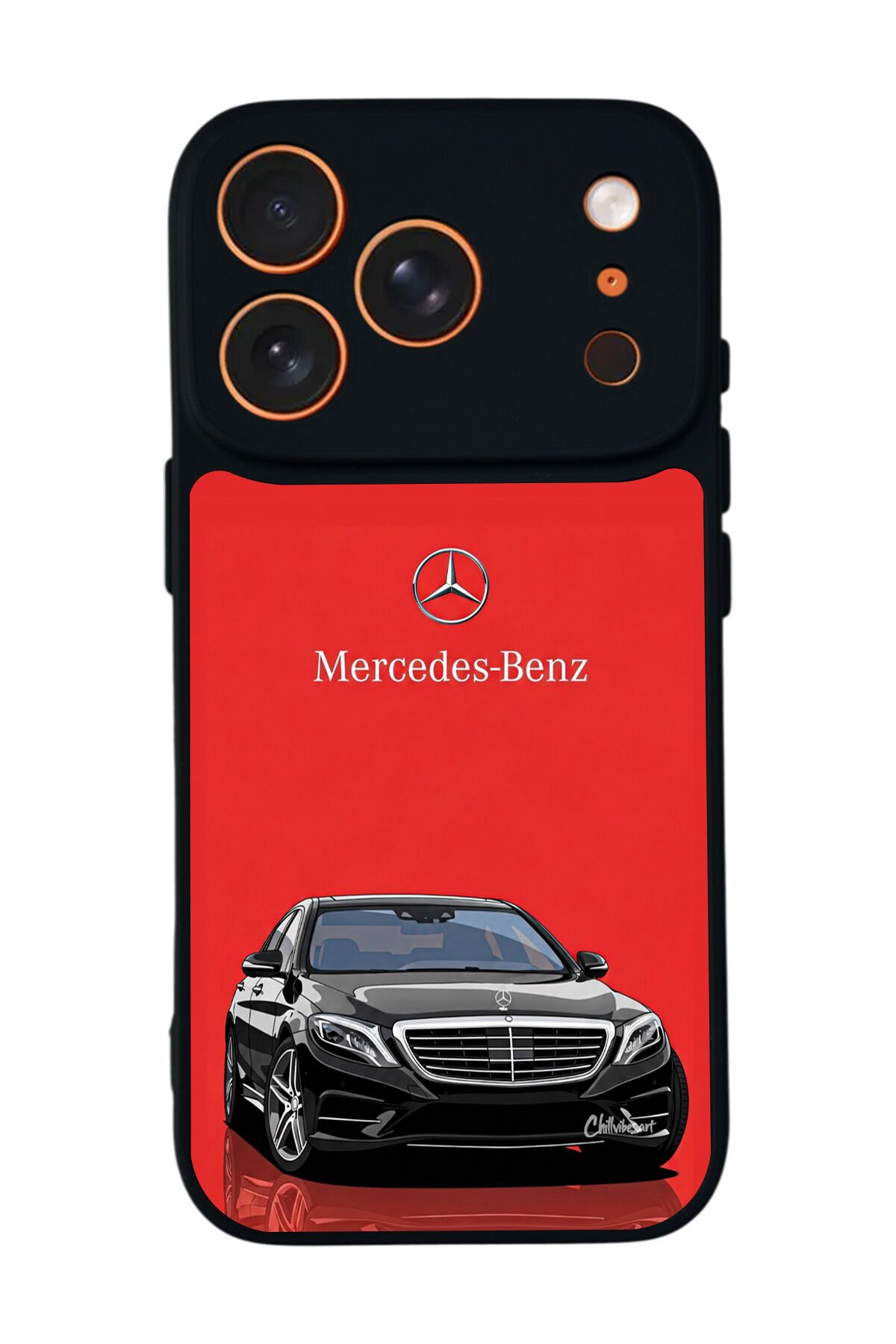 iPhone 17 Pro Uyumlu Mercedes Tasarımlı Glossy Premium Kılıf