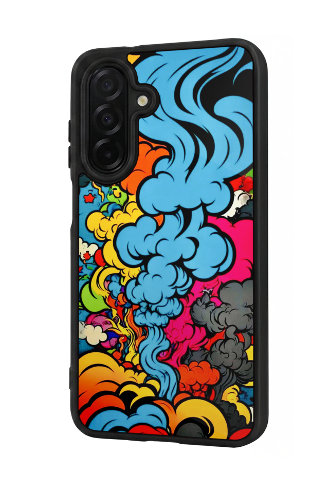 Samsung Galaxy A36 Uyumlu Abstract Tasarımlı Glossy Premium Kılıf