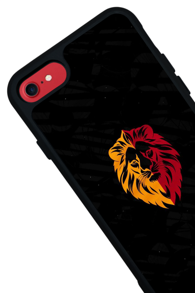 iPhone 7 Uyumlu Aslan Tasarımlı Glossy Premium Kılıf
