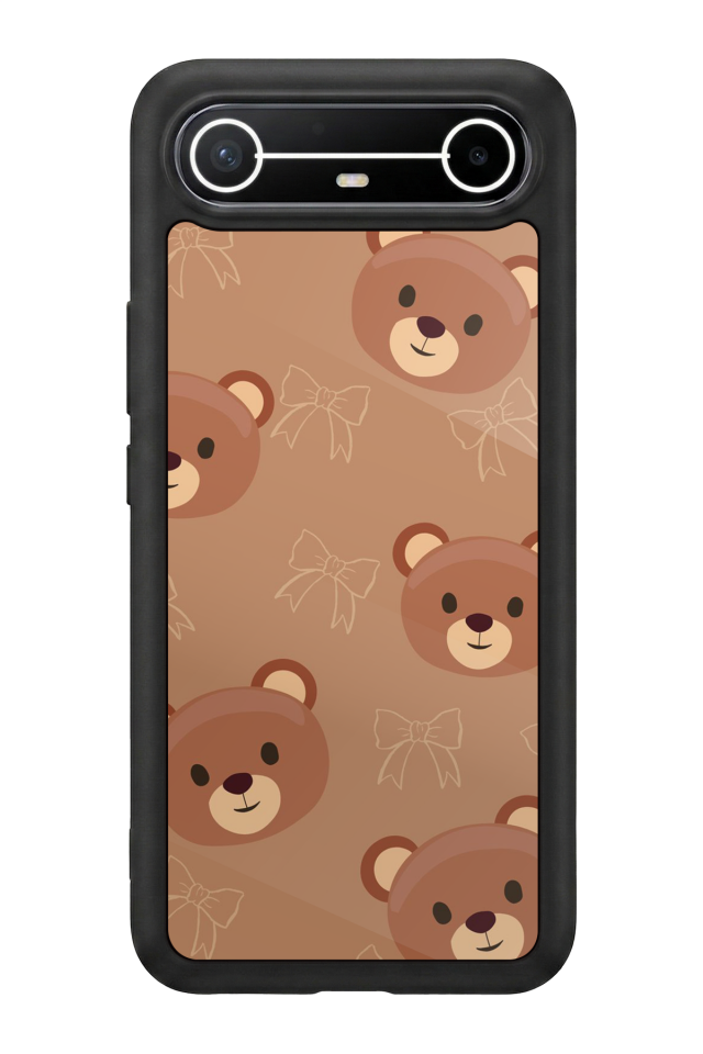 Tecno Spark Slim 5G Uyumlu Ayı Tasarımlı Glossy Premium Kılıf