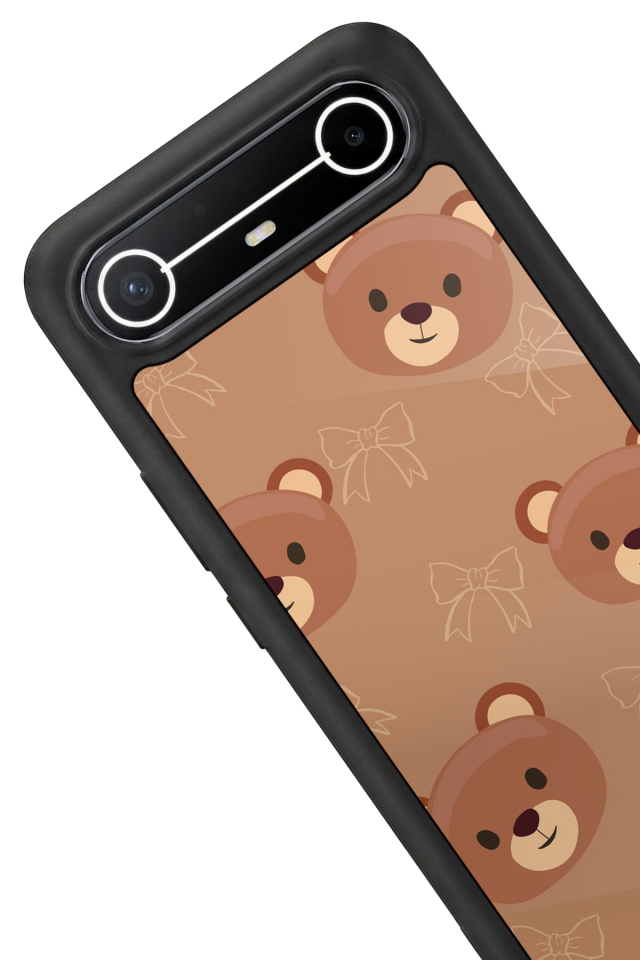 Tecno Spark Slim 5G Uyumlu Ayı Tasarımlı Glossy Premium Kılıf