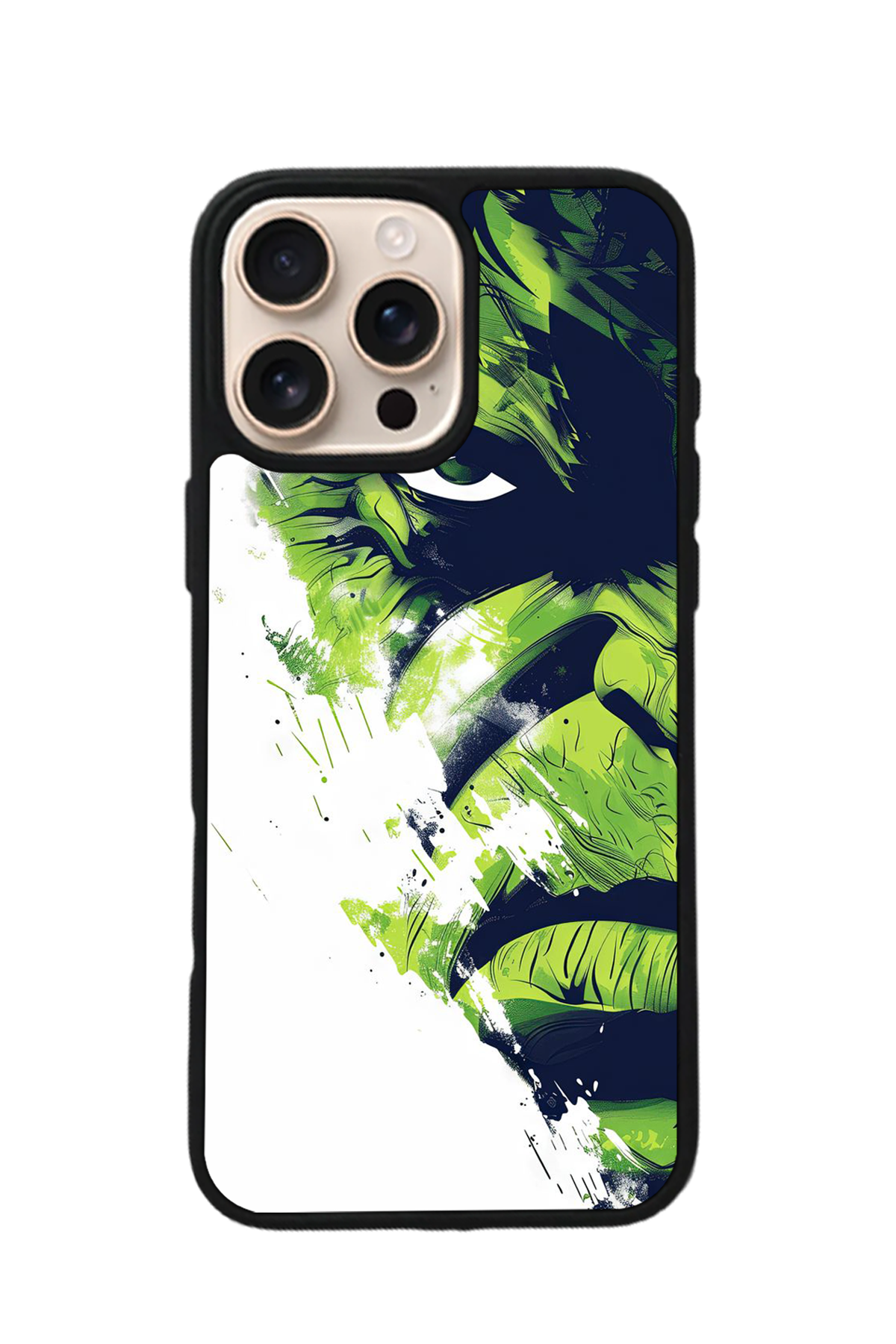 iPhone 16 Pro Uyumlu Hulk Tasarımlı Glossy Premium Kılıf