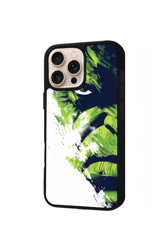 iPhone 16 Pro Uyumlu Hulk Tasarımlı Glossy Premium Kılıf