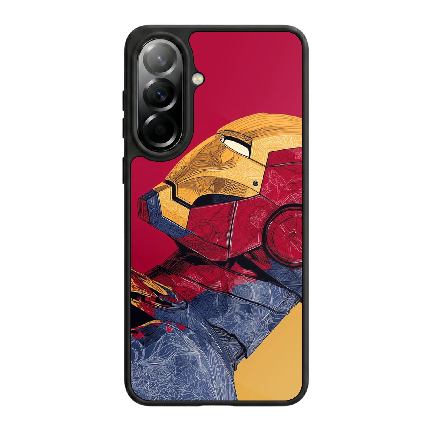 Samsung Galaxy A57 Uyumlu  Iron Man ( Demir Adam ) Tasarımlı Glossy Premium Kılıf