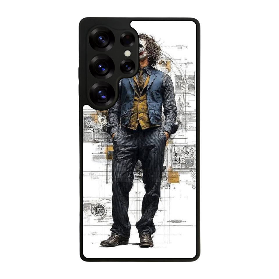 Samsung Galaxy S25 Ultra Uyumlu Joker Tasarımlı Glossy Premium Kılıf