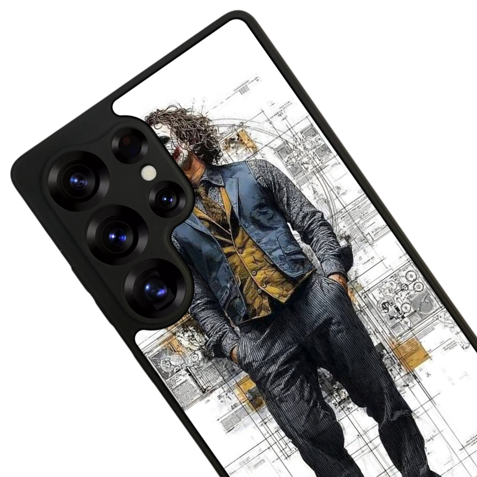 Samsung Galaxy S25 Ultra Uyumlu Joker Tasarımlı Glossy Premium Kılıf